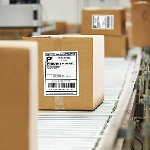 Immuson Shipping Labels with Rounded Corner, 8.5 x 5.5 Inches Half Sheet Self Adhesive Shipping Address Labels for Laser and Inkjet Printer, 1000 labels - Image 3